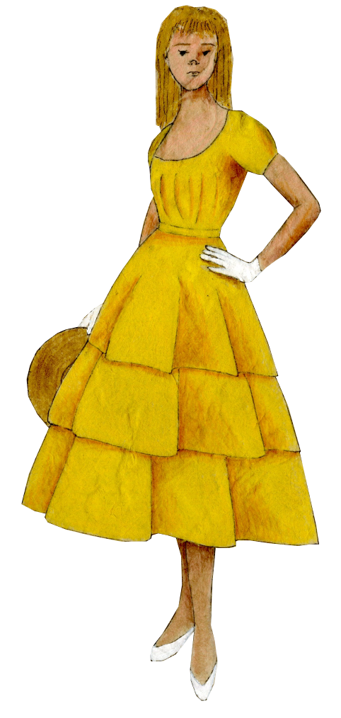 Clara Johnson (Costume Drawing)
