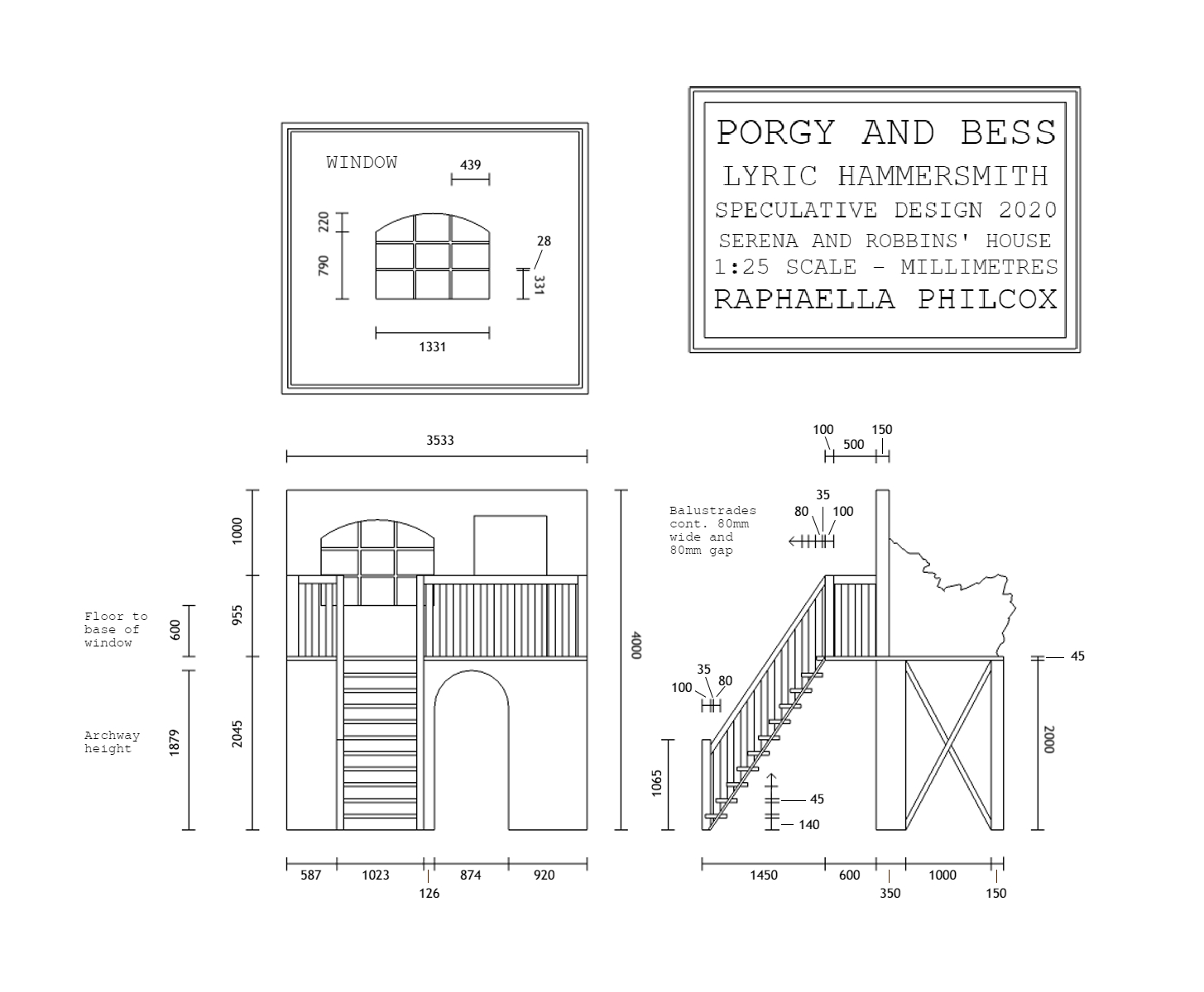 Technical Drawing (Sketch Up Drawing)