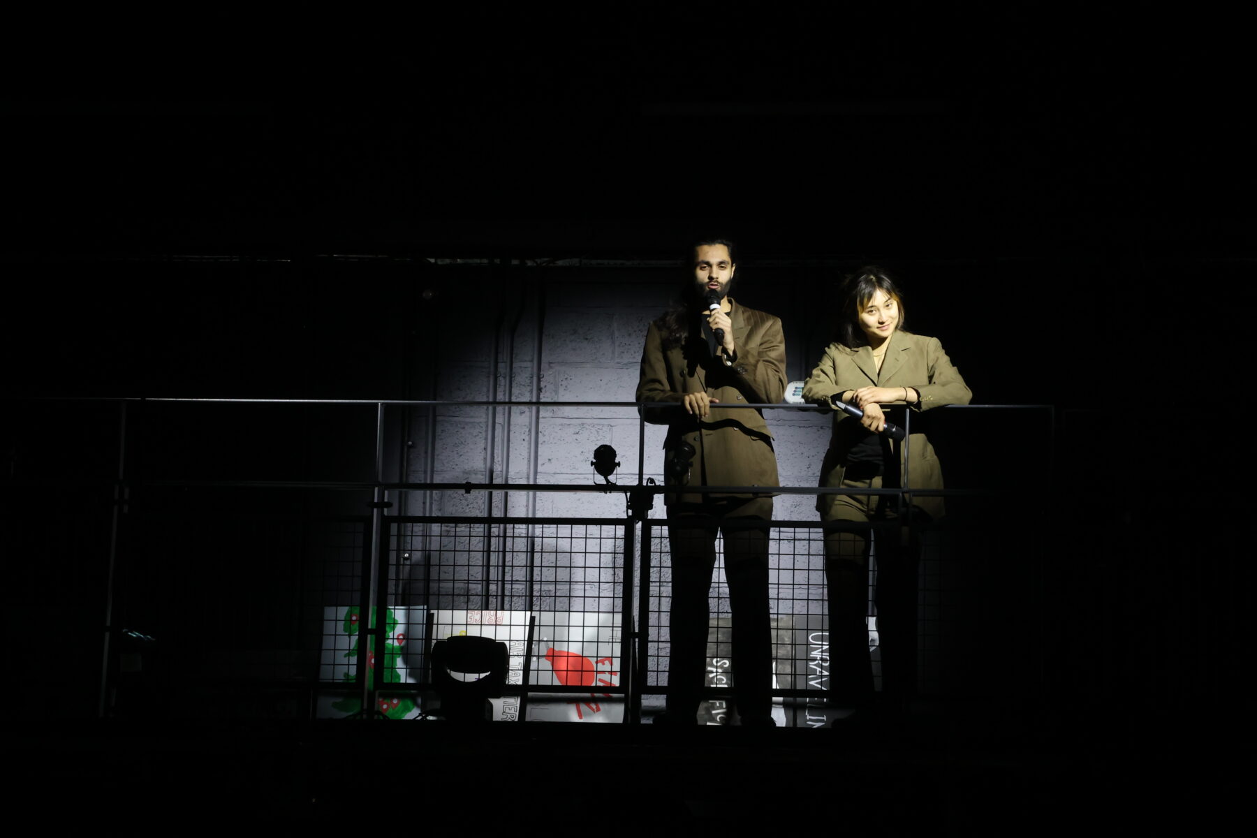 Michael Sookhan (Left) & Julia Strowski (Right) as The Cloud