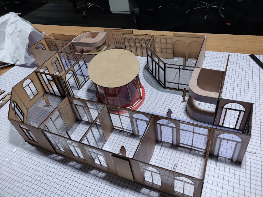 Model for an office space for web series