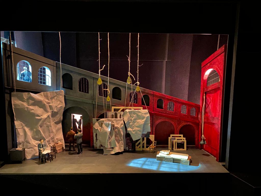 La Boheme - Set Designer Nicky Shaw - Model Making assistance by Lucy Fowler