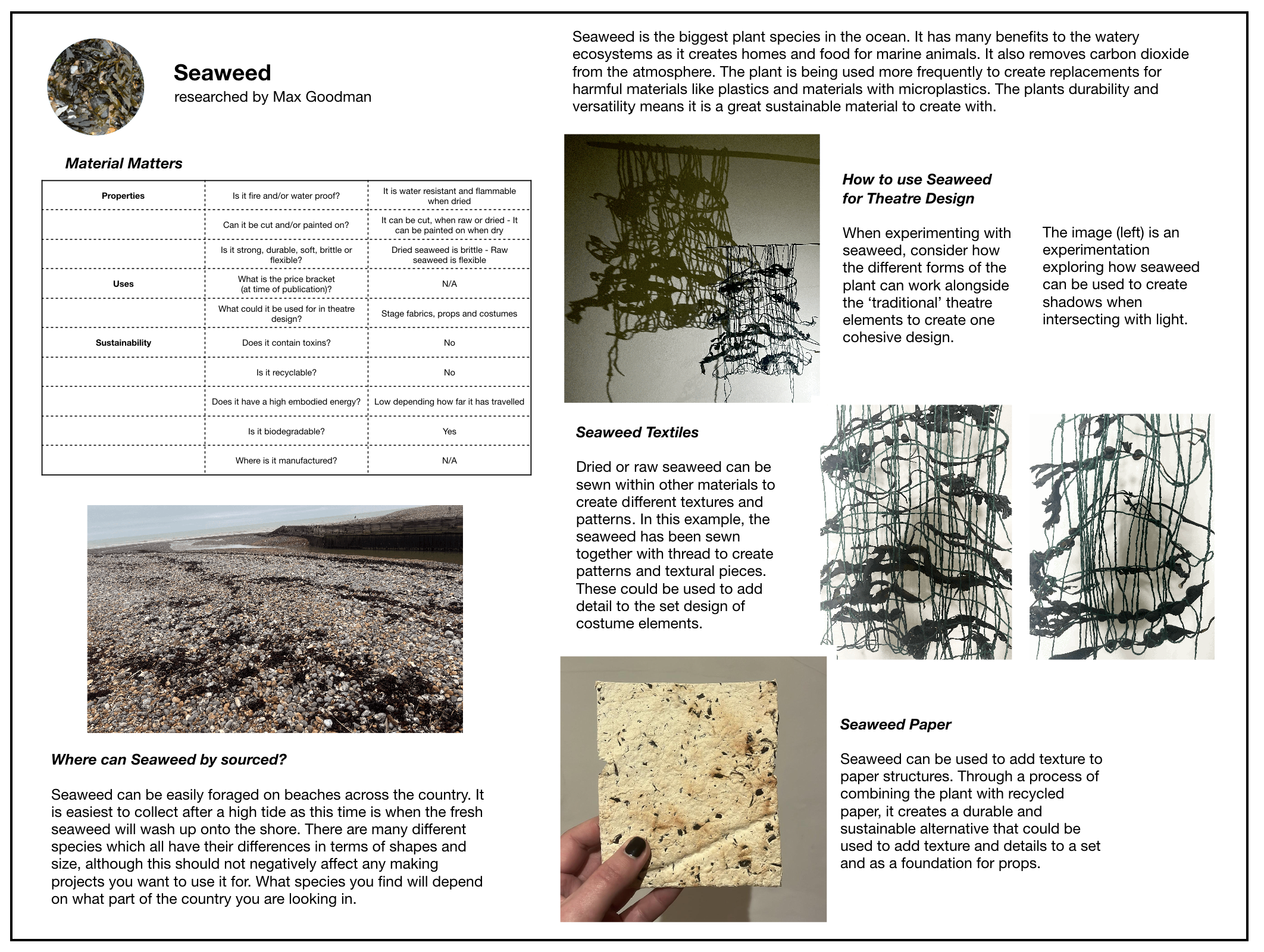 Guide to Sustainable Materials for Theatre Design Launch