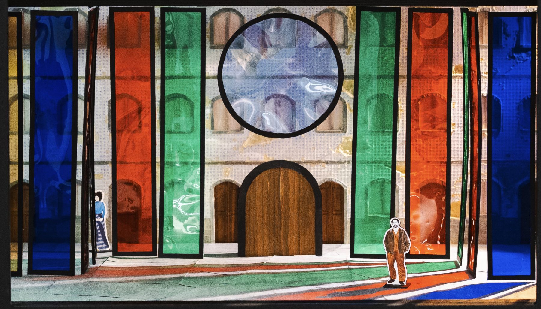 1:25 Model Box for Speculative Opera Design for Tosca